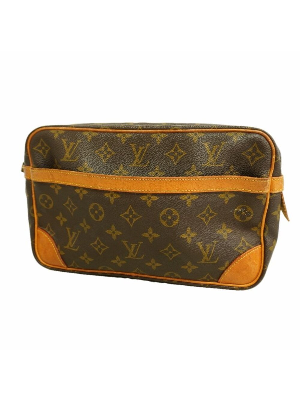 Louis Vuitton Clutch Monogram Compiegne 28 Brown